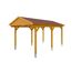 Holzcarport mit braunem Dach