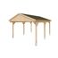 Holzcarport mit grauem Dach