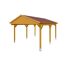 Holzcarport mit rotem Dach