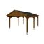 Holzcarport mit schwarzem Dach