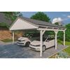 Doppelcarport mit zwei Autos