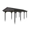 Grauer Carport Fichtelberg