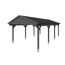 Grauer Carport Fichtelberg
