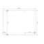 Technische Zeichnung Spiegel CP Fichtelberg s.S. weiss, 618 x 808 mm