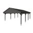 Grauer Carport Fichtelberg