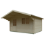 Gartenhaus 'Stuttgart KH 28-097' 380 x 280 cm naturbelassen