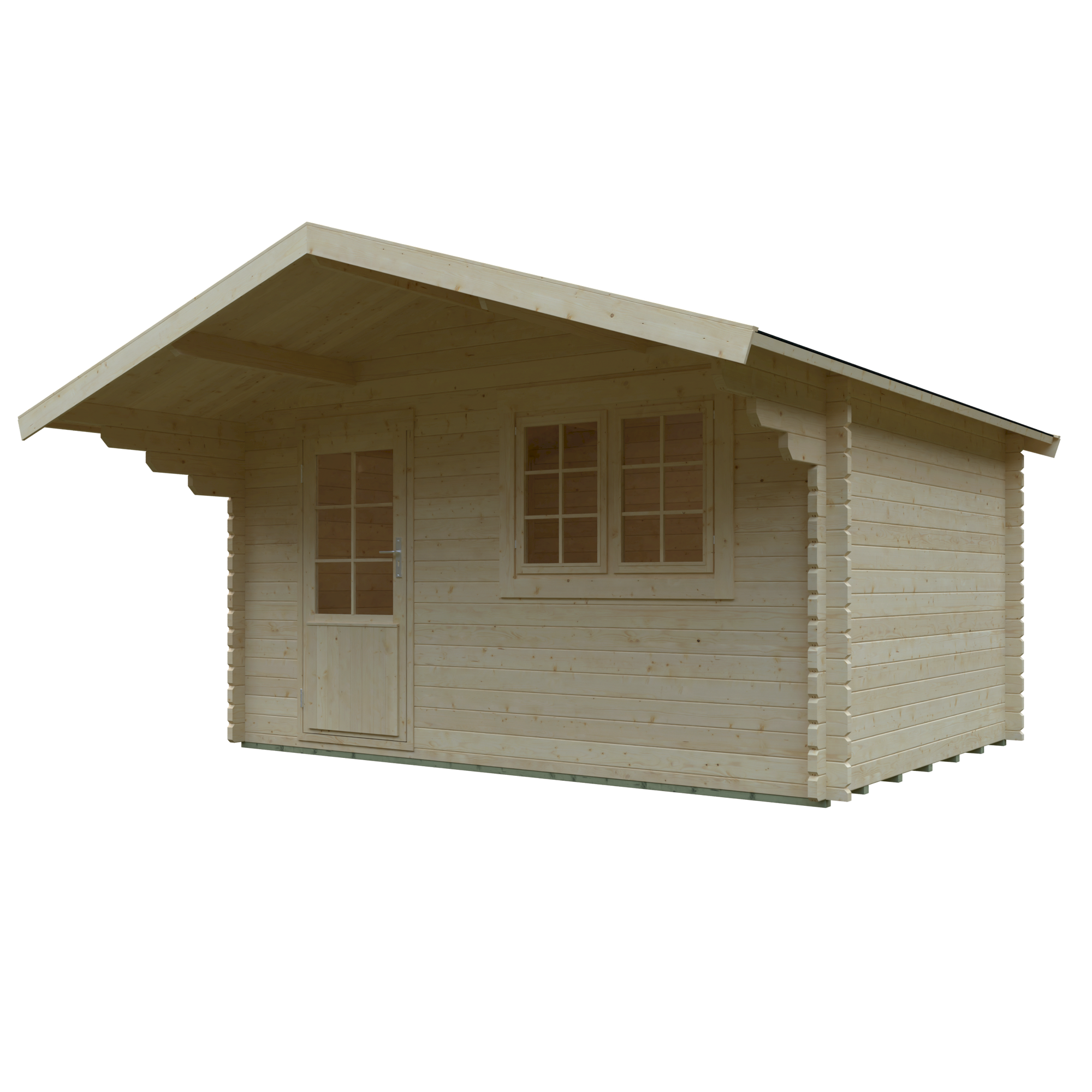 Gartenhaus 'Stuttgart KH 44-025' 380 x 280 cm naturbelassen