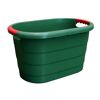 Grüner Universalkübel Toni oval, 46 Liter