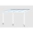 Verkleinertes Bild von Terrassenüberdachung 'Garda' 434 x 257 cm Aluminium Doppelstegplatten weiß