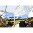Terrasse mit Terrassenüberdachung und Gartenmöbeln