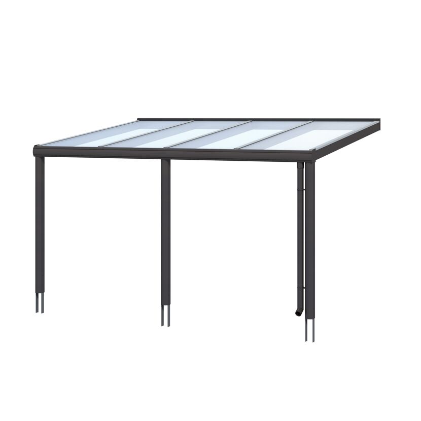 Terrassenüberdachung Garda 434 x 257 cm anthrazit