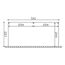 Technische Zeichnung: Türgriff TD Garda 541x257cm anthrazit