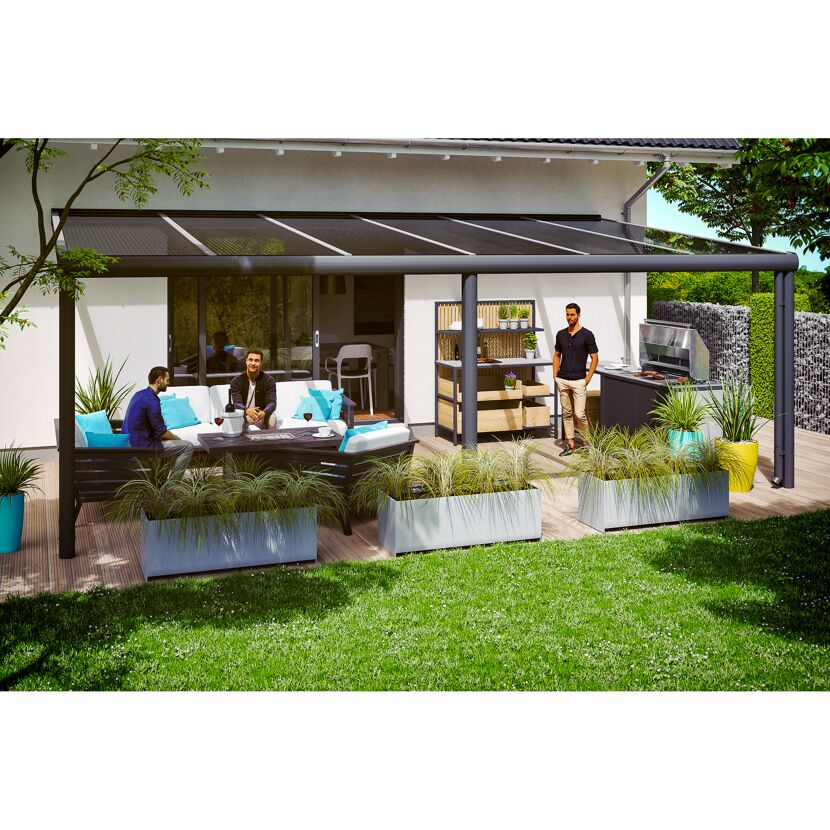TD Garda Terrassenüberdachung mit Sonnenschutz
