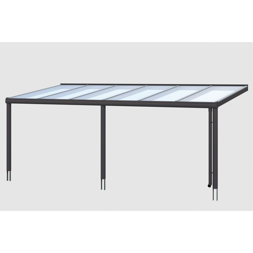 Terrassenüberdachung Garda 648x257 cm anthrazit
