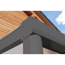 Verkleinertes Bild von Terrassenüberdachung 'Genua' 434 x 257 cm Aluminium Doppelstegplatten anthrazit