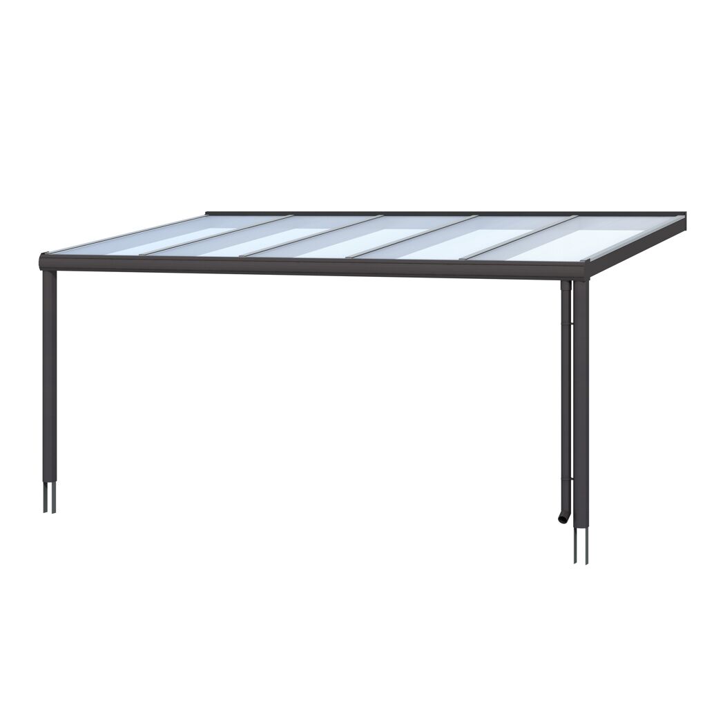 Terrassenüberdachung Genua 541x257cm anthrazit