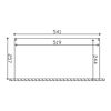 Zeichnung Handtuchhalter TD Genua 541 x 257 cm