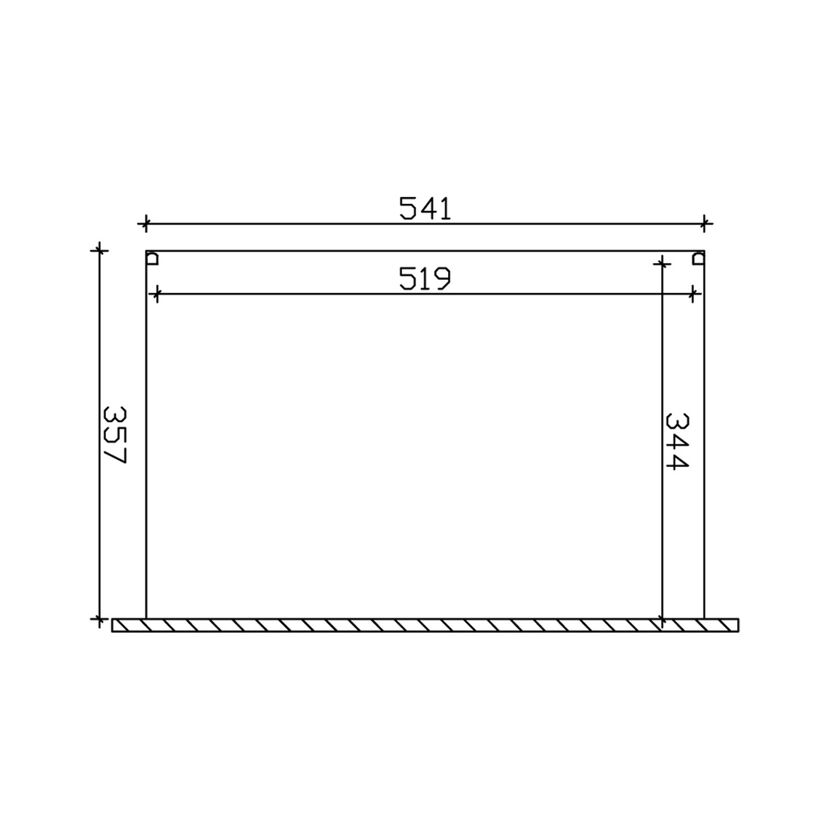 Technische Zeichnung TD Genua 541x357cm