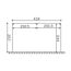 Technische Zeichnung TD Monza 434x257cm weiss