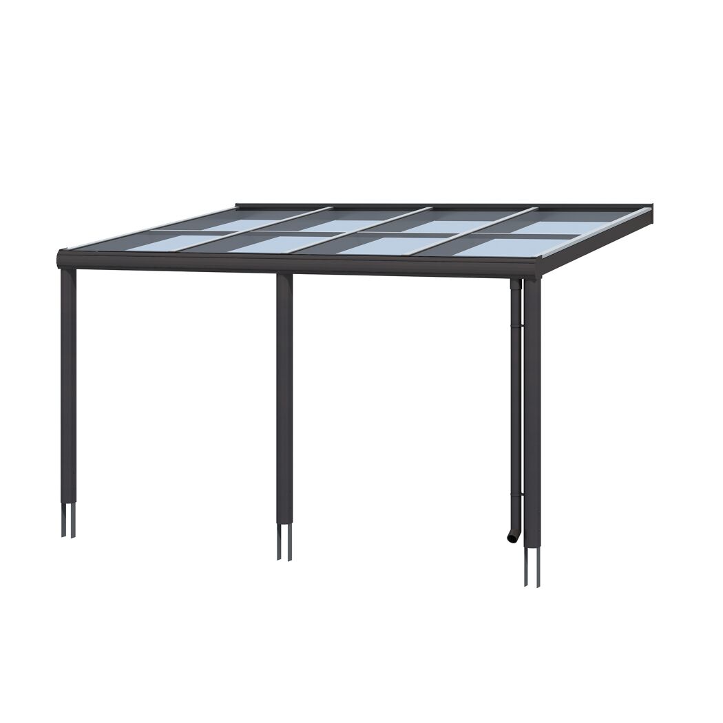 Terrassenüberdachung TD Monza 434 x 357 cm anthrazit