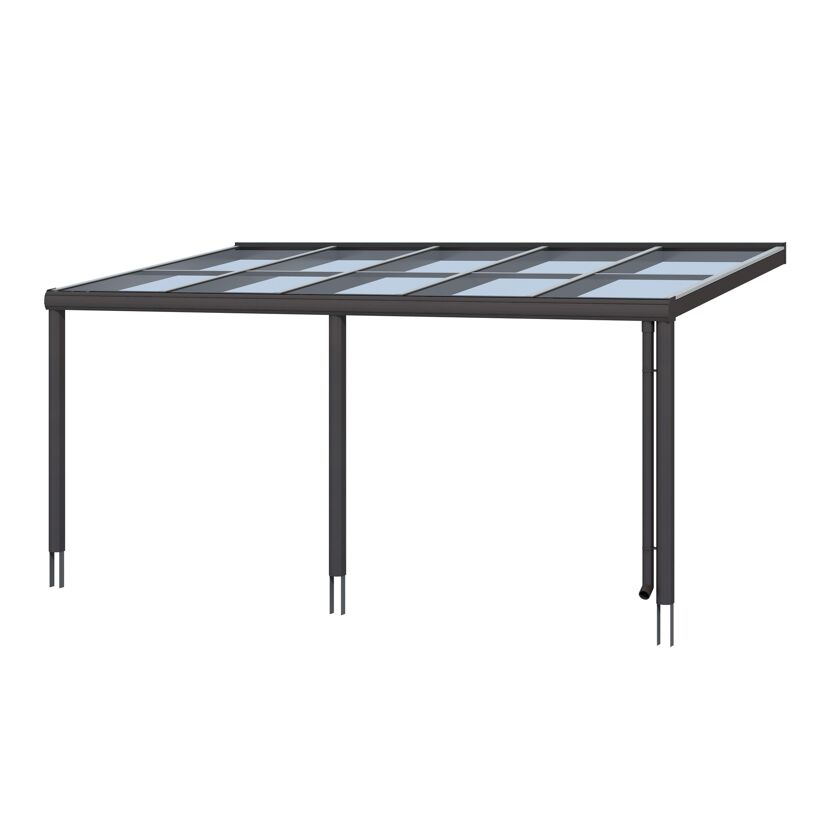 Terrassenüberdachung TD Monza 541x357cm anthrazit