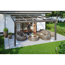 Verkleinertes Bild von Terrassenüberdachung 'Modena' 434 x 257 cm Aluminium Verbundsicherheitsglas anthrazit