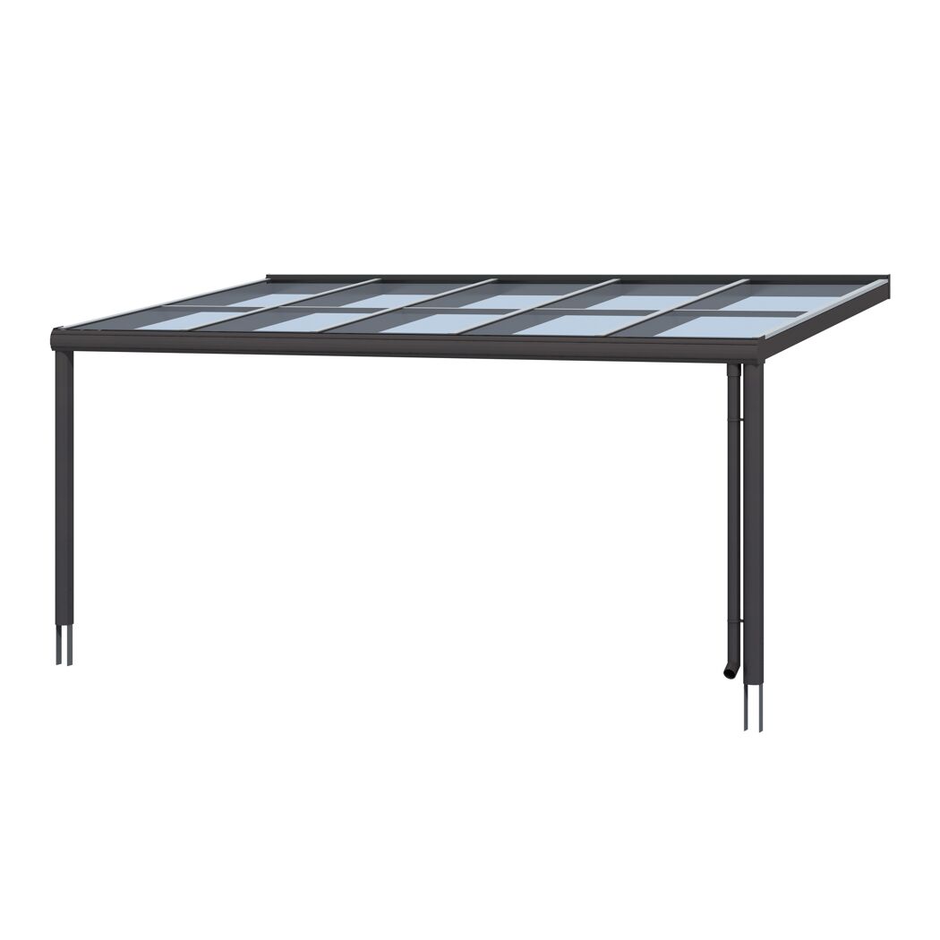 Terrassenüberdachung TD Modena 541x357cm anthrazit