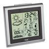 Digitale Wetterstation mit Anzeige von Uhrzeit, Temperatur, Luftfeuchtigkeit, Luftdruck und Datum