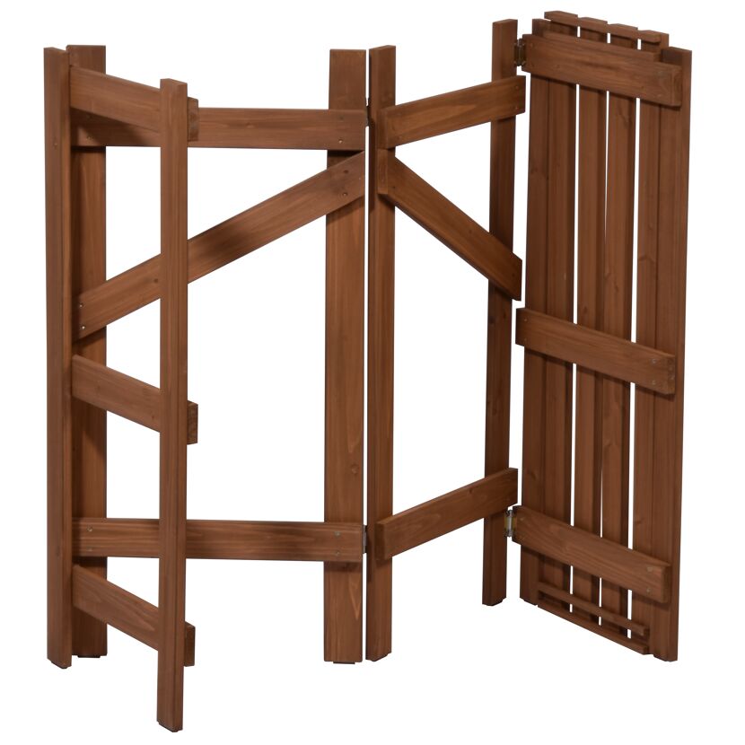 Klappbarer Pflanztisch aus Holz