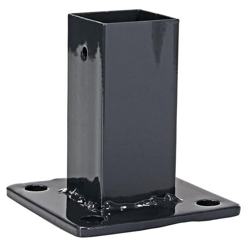 Bodenplatte für Pfosten anthrazit 10 x 10 x 10,6 cm