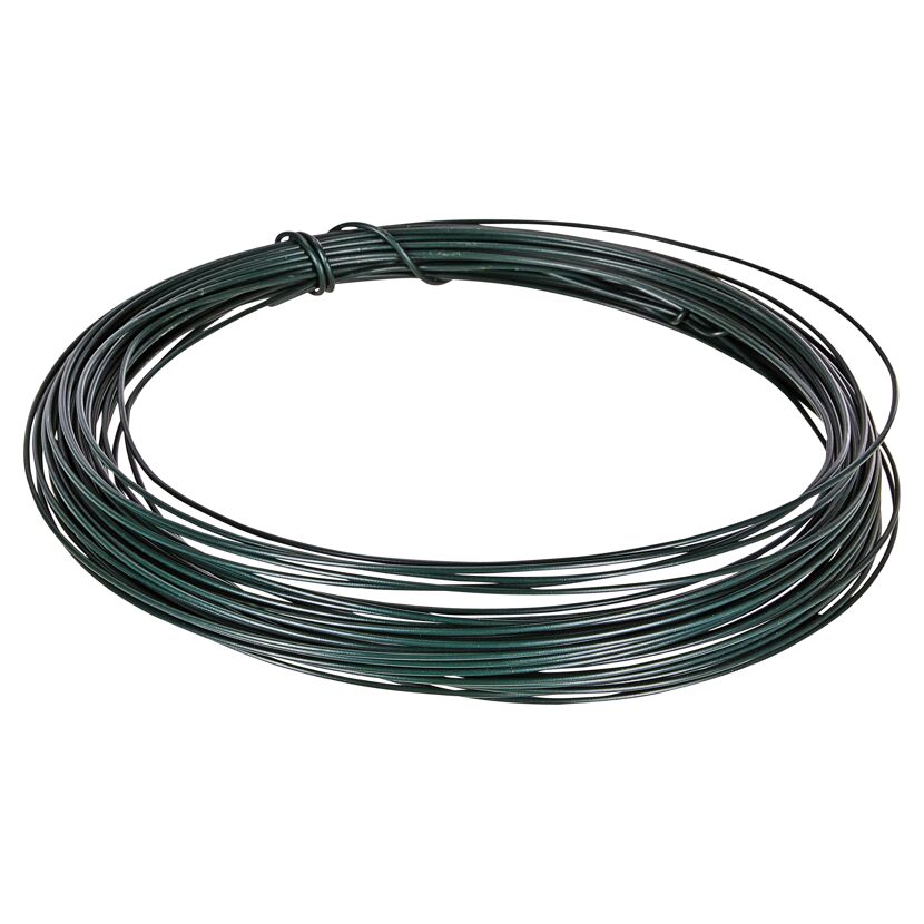 Grüner Bindedraht, 2 mm stark, 25 m lang