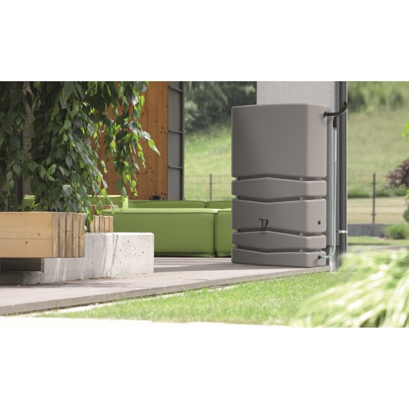 Wandtank 'Aqua Tower' grau 350 l
