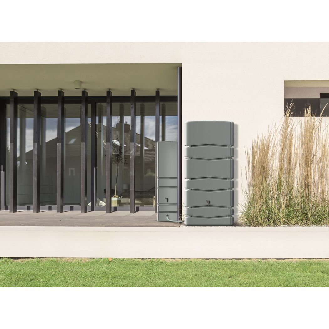 Wandtank 'Aqua Tower' grau 650 l