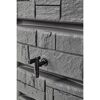 Wasserhahn am grauen Wandtank Tower Stone