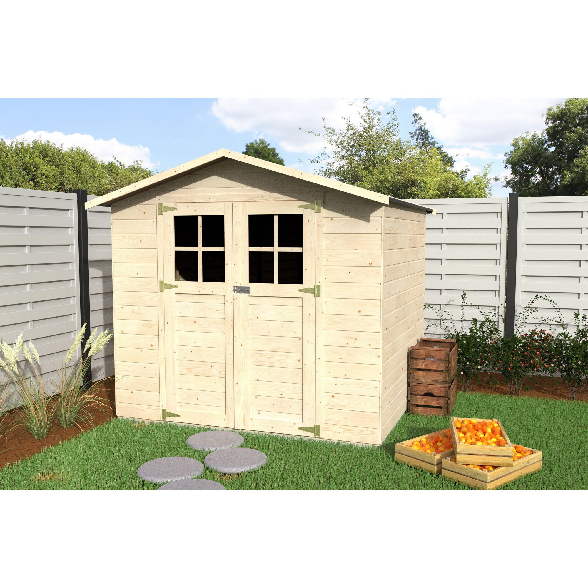 Gartenhaus Lode naturbelassen