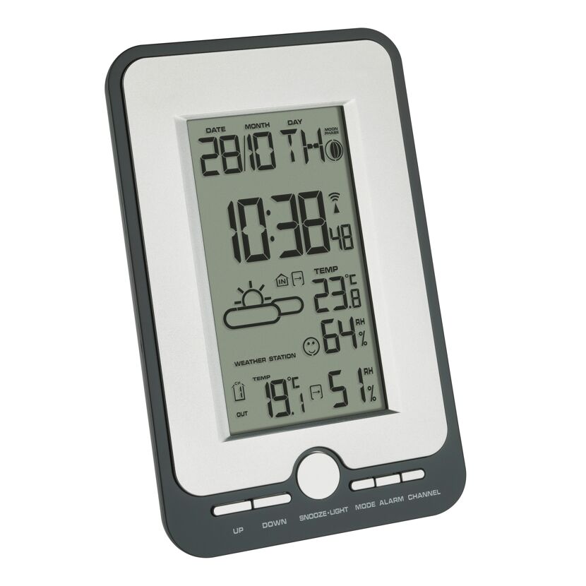 Digitale Wetterstation mit Temperaturanzeige