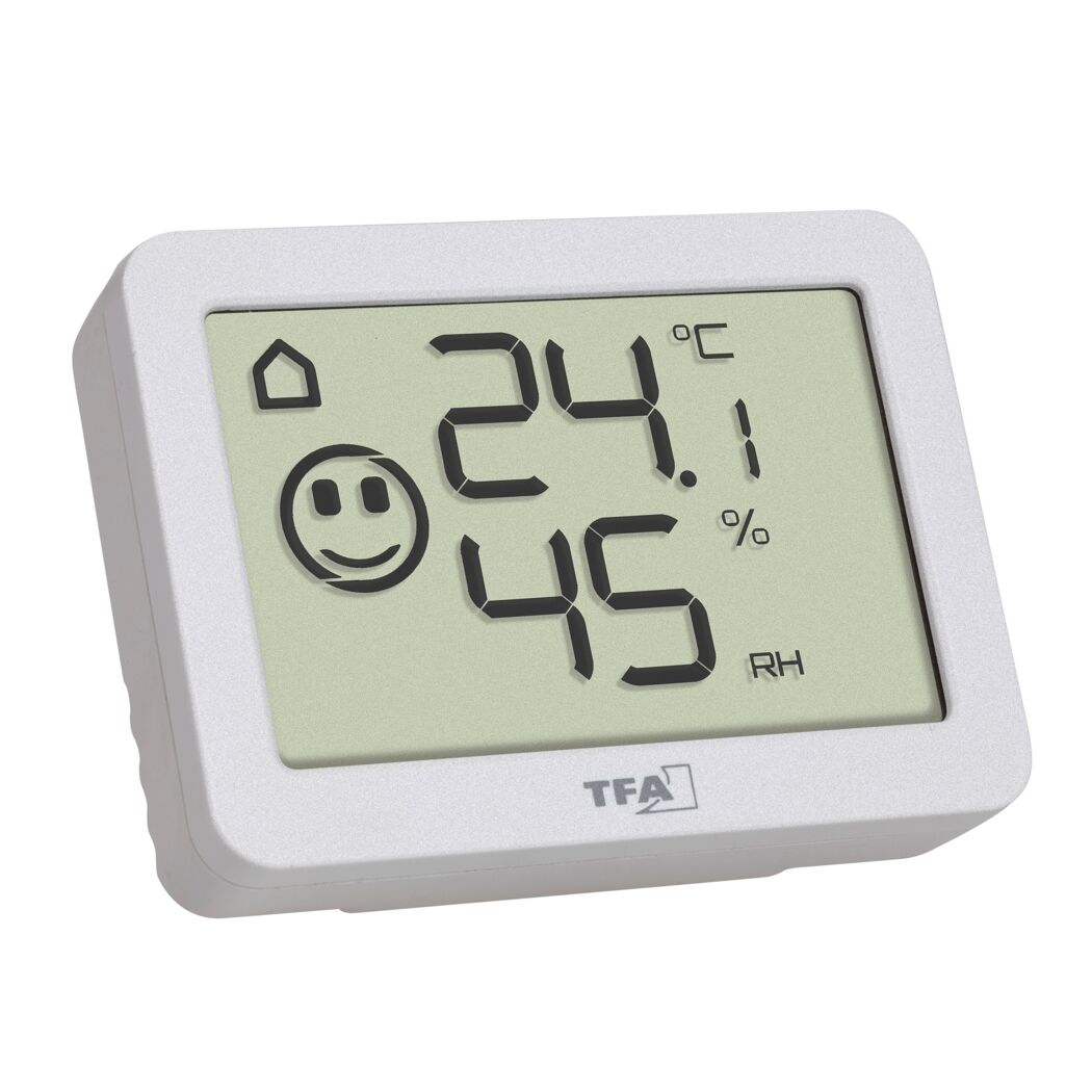 Digitales Thermo-Hygrometer mit Anzeige von Temperatur und Luftfeuchtigkeit