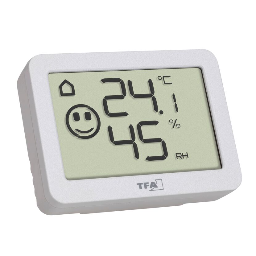 Digitales Thermo-Hygrometer mit Anzeige von Temperatur und Luftfeuchtigkeit