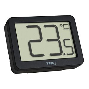 Digitales Mini-Thermometer Kunststoff schwarz 5,5 x 1,5 x 4 cm