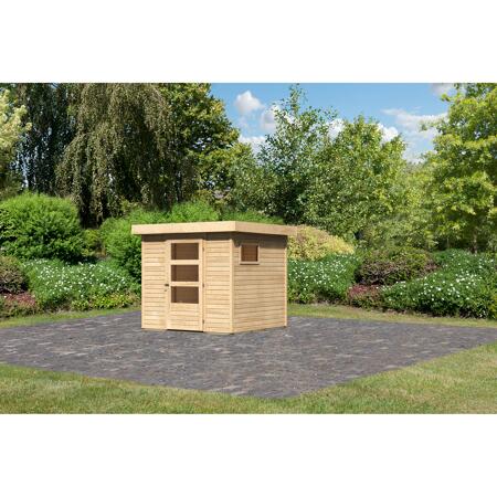 2. Bild von Gartenhaus 'Coburg' naturbelassen 242 x 238 x 210 cm