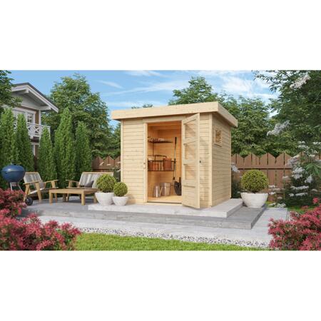 8. Bild von Gartenhaus 'Coburg' naturbelassen 242 x 238 x 210 cm