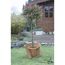 Eingetopfter Baum mit Heizkabel