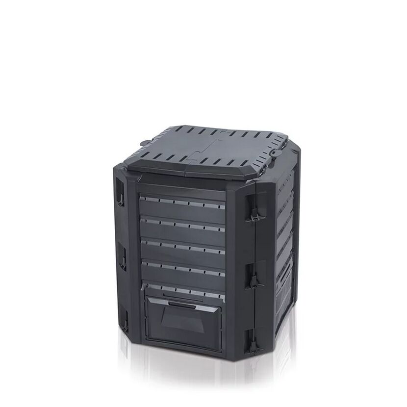 Komposter 'Compogreen' schwarz 380 l