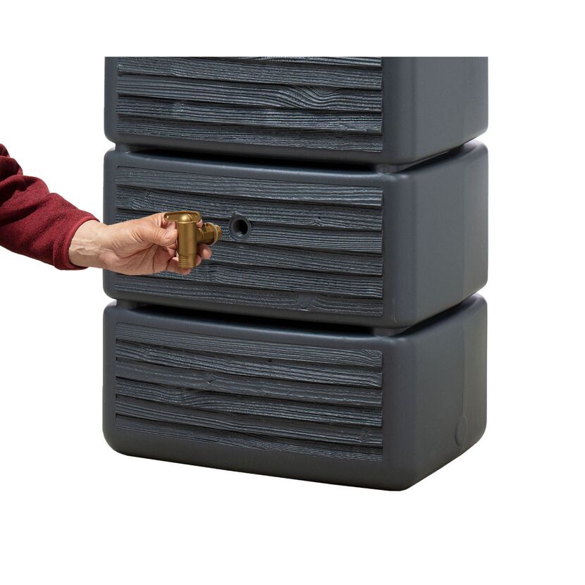 Wandtank graphitgrau 330 l mit Hahn