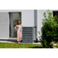 Wandtank 'Exclusive Line' dunkelgrau 300 l mit Hahn