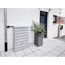 Regentonne 'Rocky' hellgrau hell 300 l mit Hahn