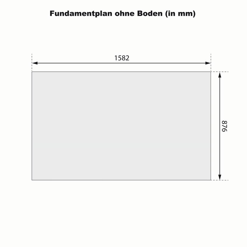 Mülltonnenbox '2' natur 158,2 x 143 x 87,6 cm