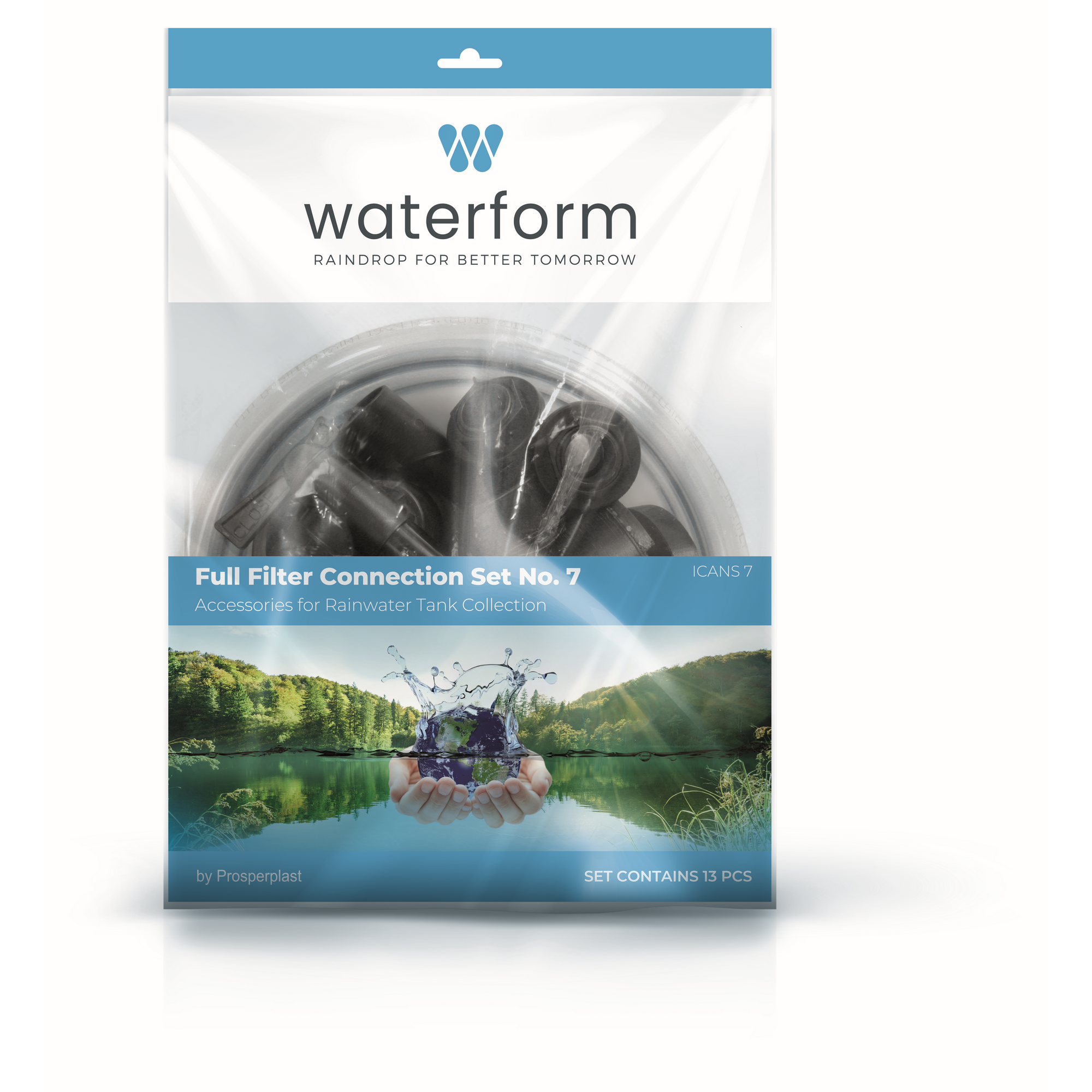 Anschlusset für Regenwassertank 'Waterform No. 7' 13-teilig + product picture