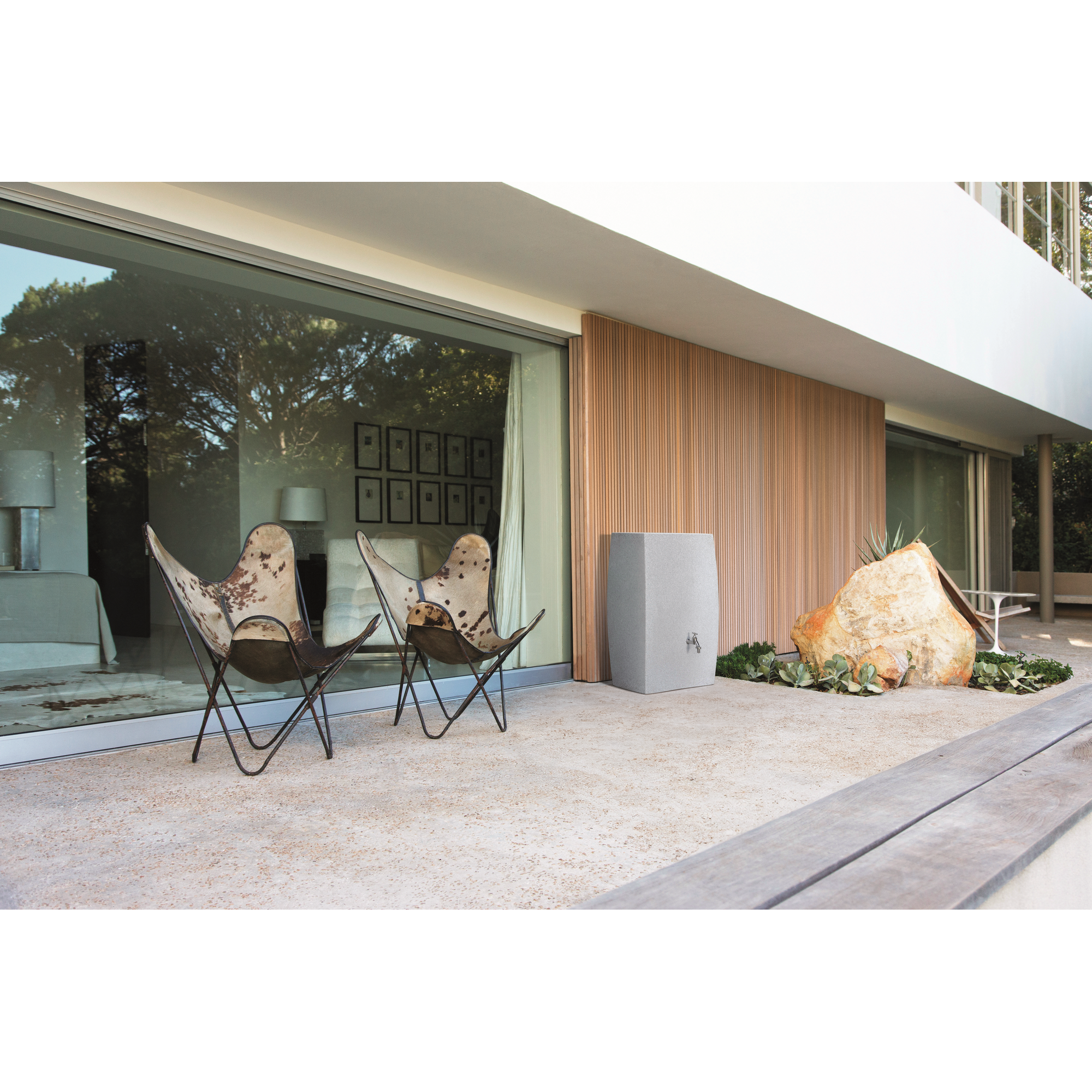 Regentonne 'Noblesse' grau 275 l