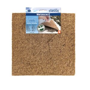 Winterschutzmatte 'CocoQuad Disc' Kokos 37 x 37 cm